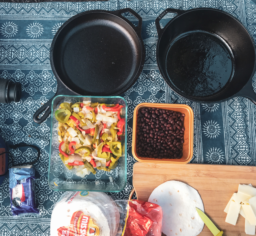 The BEST Ever Dutch Oven Enchiladas for Camping