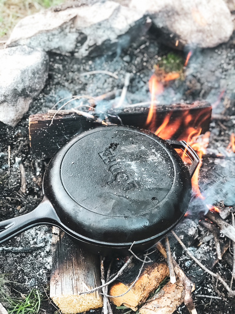 The BEST Ever Dutch Oven Enchiladas for Camping