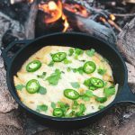Campfire enchiladas in a dutch oven! The perfect camping recipe.