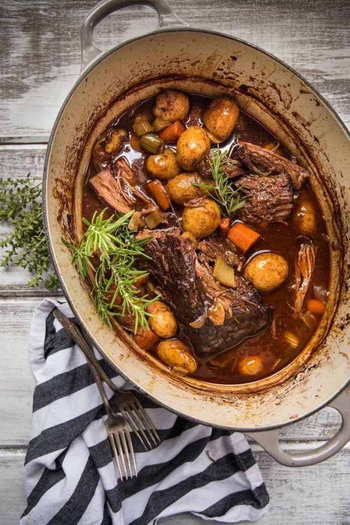 Dutch Oven Pot Roast Recipe » Campfire Foodie