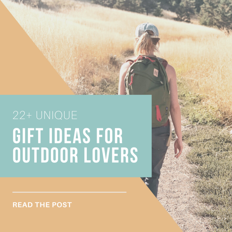 26 Unique Gifts for Outdoor Lovers, Hikers & Campers